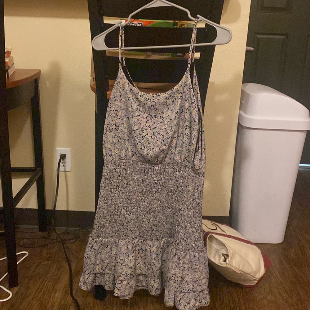 Flower mini dress